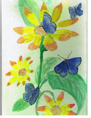 Blue Butterflies Card