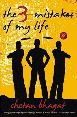 the 3 mistakes of Chetan Bhagat book cover page