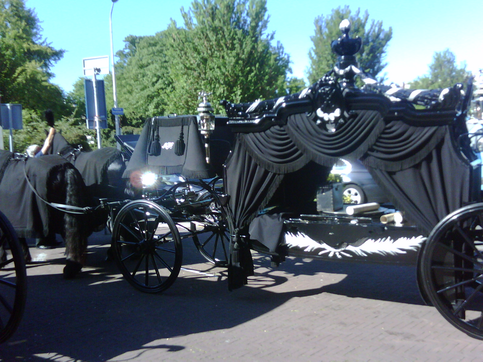 The Big Adventure Life in Holland! The HorseDrawn Funeral Procession