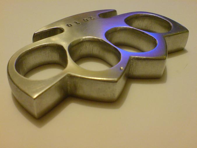 Hand Made Females Knuckle Duster - Brass Knuckles.