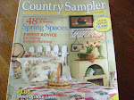 Amy's vintage cottage featured in the march 2005 issue of country sampler magazine