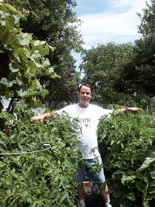 Marty In The Garden, July 2007