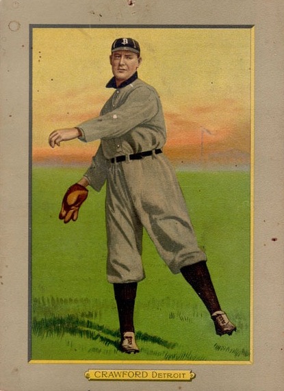 Number 5 Type Collection 1911 T3 Turkey Red Baseball 5 Sam Crawford