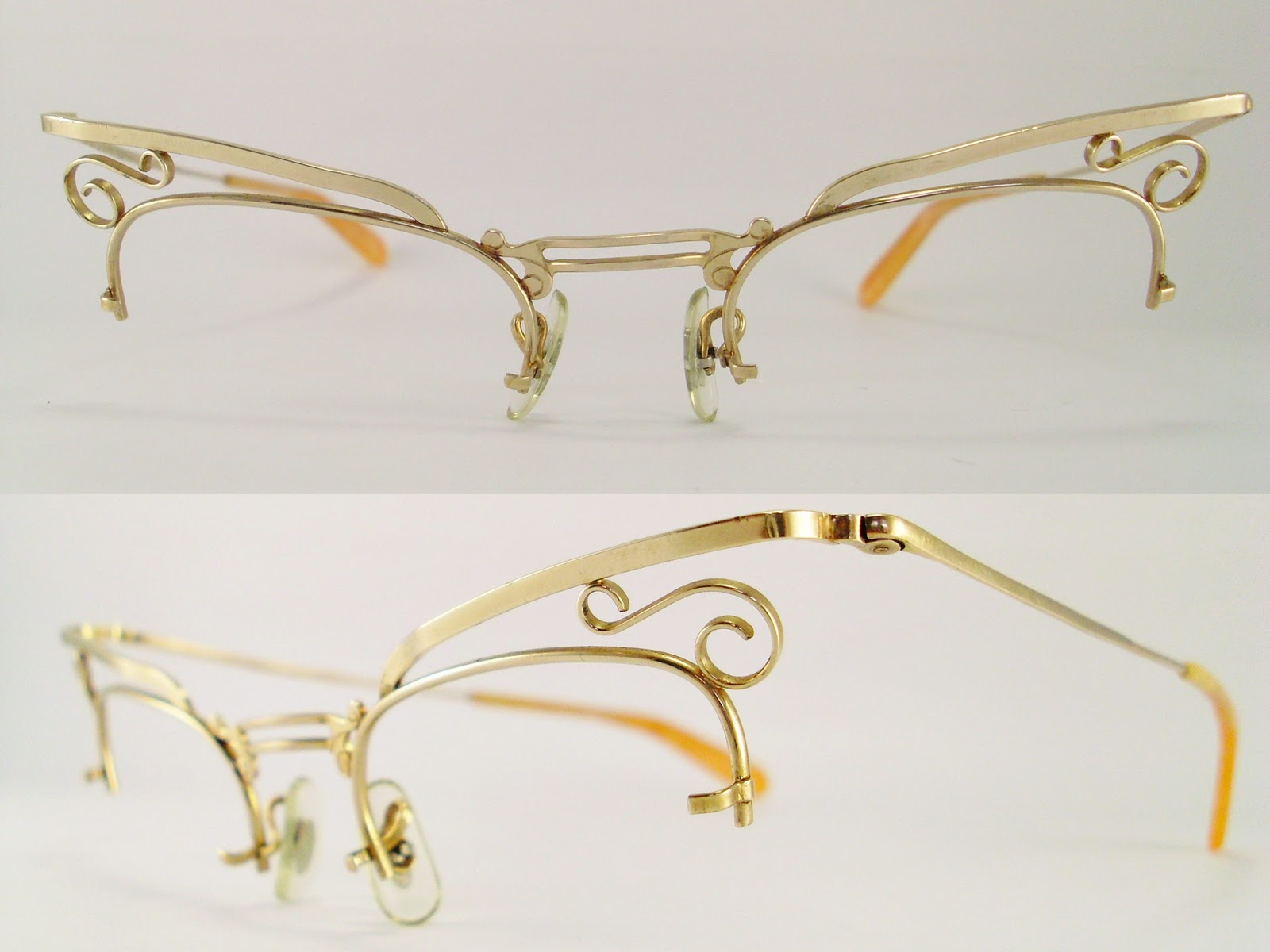 Vintage Eyeglasses Frames Eyewear Sunglasses 50S: VINTAGE 50s B&L CAT ...