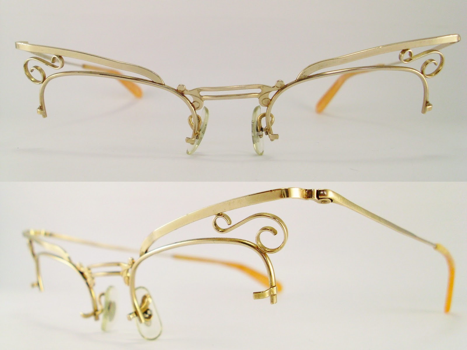 Vintage Eyeglasses Frames Eyewear Sunglasses 50S VINTAGE 50s B&L CAT