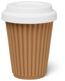 stainless steel takeaway coffee cup