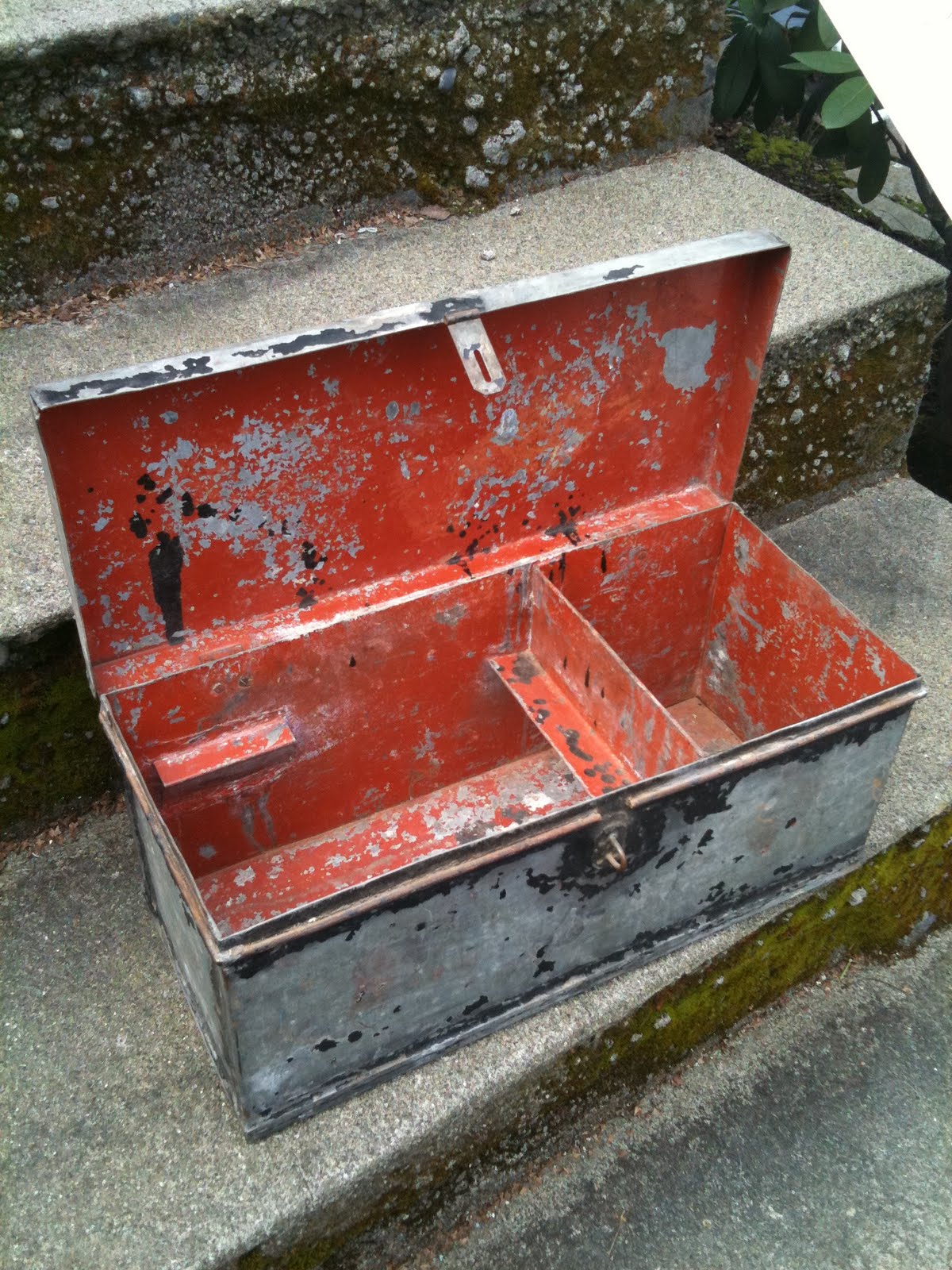 SEATTLE JUNK LOVE SOLD industrial age steel storage box 35