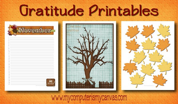 Gratitude Printables