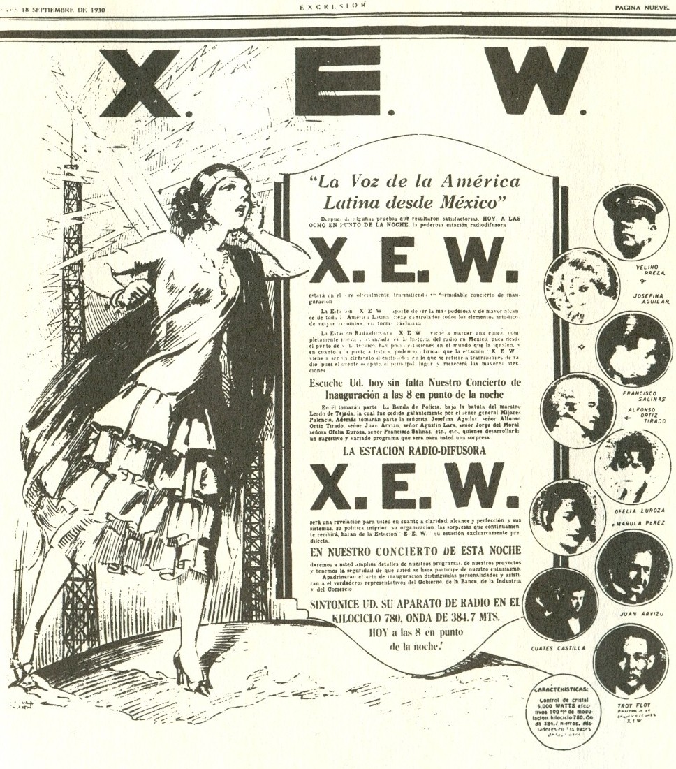 XEW Radio Promotional Pamphlet