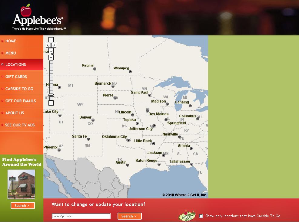 World Top Trends: applebee s locations - photos