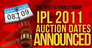 350 players to be auctioned for IPL 4 on 8-9 Jan 2011