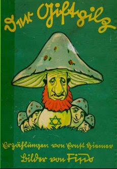 Poisonous Mushroom star of david Anti-semitism