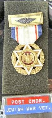 Eagle andsix pointed  Star medal