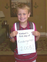 Kimbell's 1st day of school