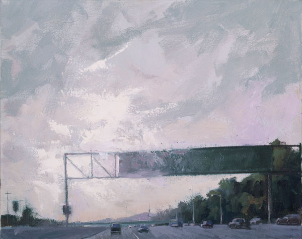 william wrap freeway paintings