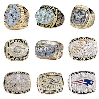 Rings from 1993-2001