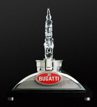 sterling silver and rock crystal Bugatti Treasure box