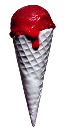 porcelain ice cream cone