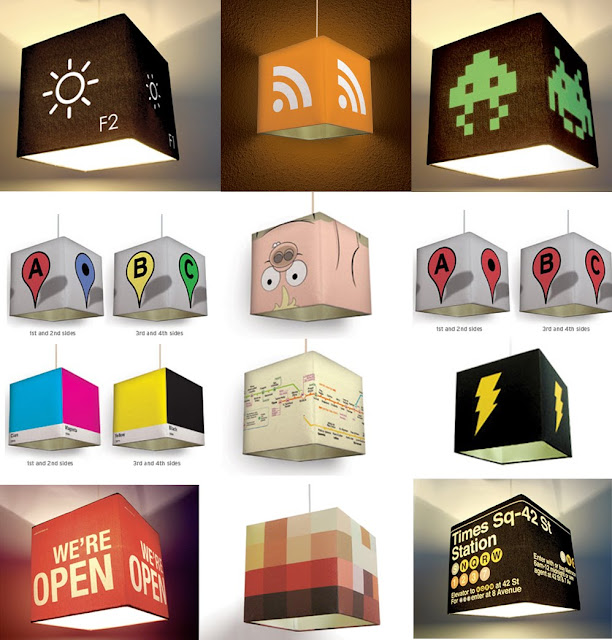 Software Icon Pendant Lamps and Shades