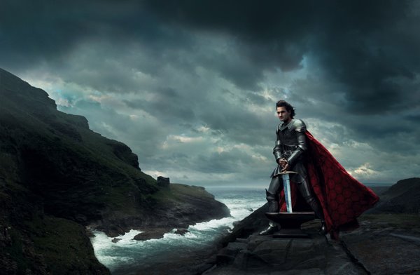 Roger Federer as King Arthur from "The Sword in the Stone"