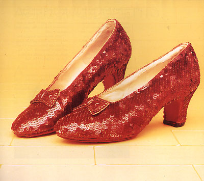 Designers re-imagine Dorothy's ruby slippers