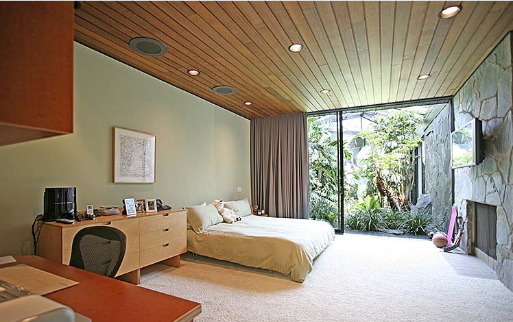 mid-century modern bedroom