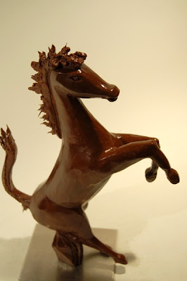 Gerhard Petzl's chocolate sculptures