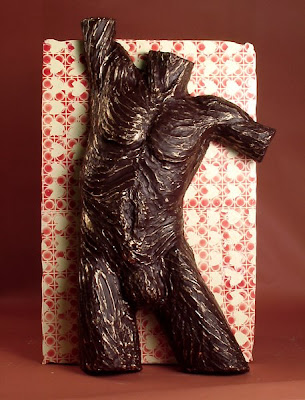 Valentine sculptures in chocolate by Joseph Schmidt