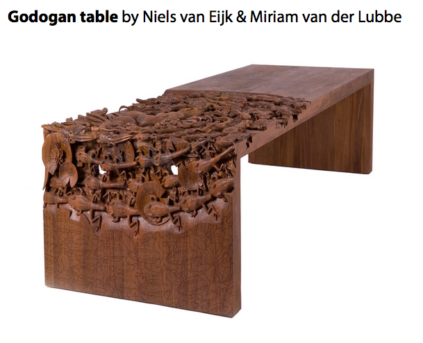 Godogan table by Niels van Eijk Miriam van der Lubbe