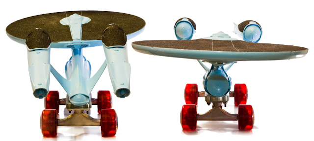 Jeremy and Claire Weiss USS Enterprise Skateboard