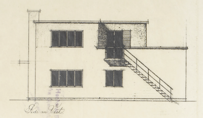 Architectural plans of the original Arne Jacobsen Villa
