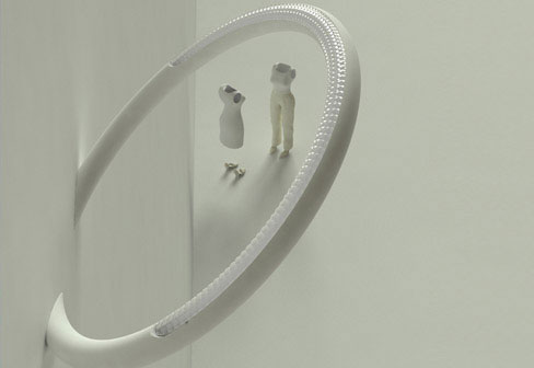 Ron Gilad's "Wall Piercings" lights on if it's hip, it's here
