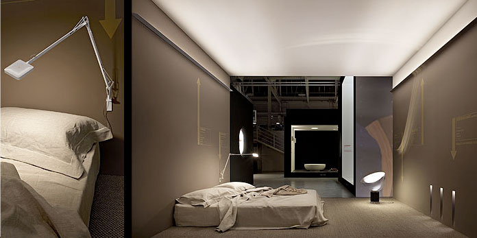 FLOS Soft Architecture displays at the 2010 Salone del Mobile