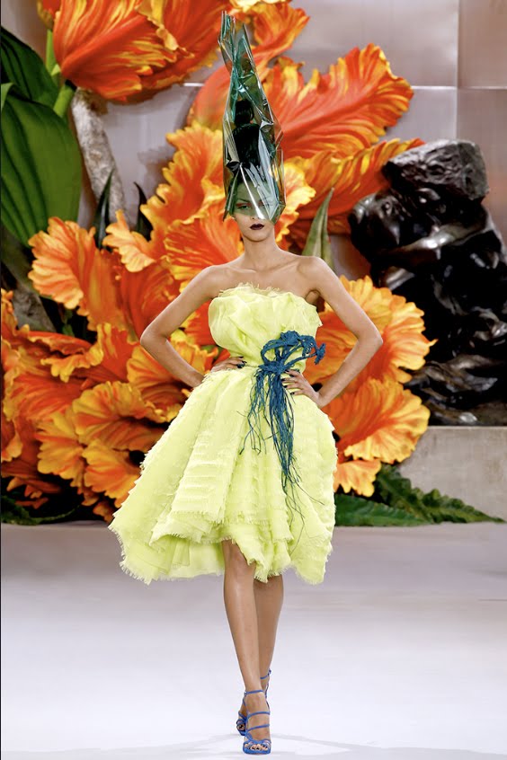 Dior flower inspired fashion
