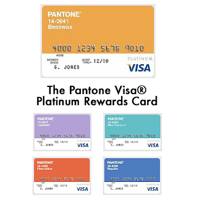 pantone Visa cards