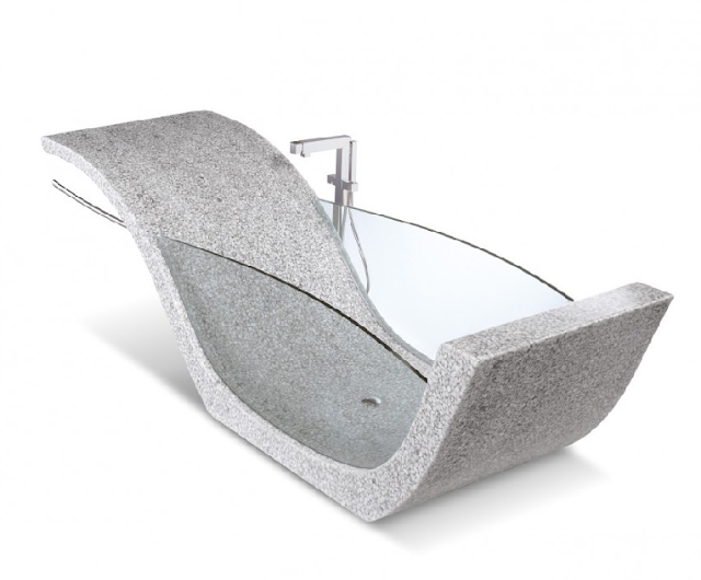 Riverstone Vasca Naturele glass tub