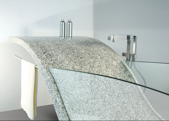 Riverstone Vasca Naturele glass bathtub