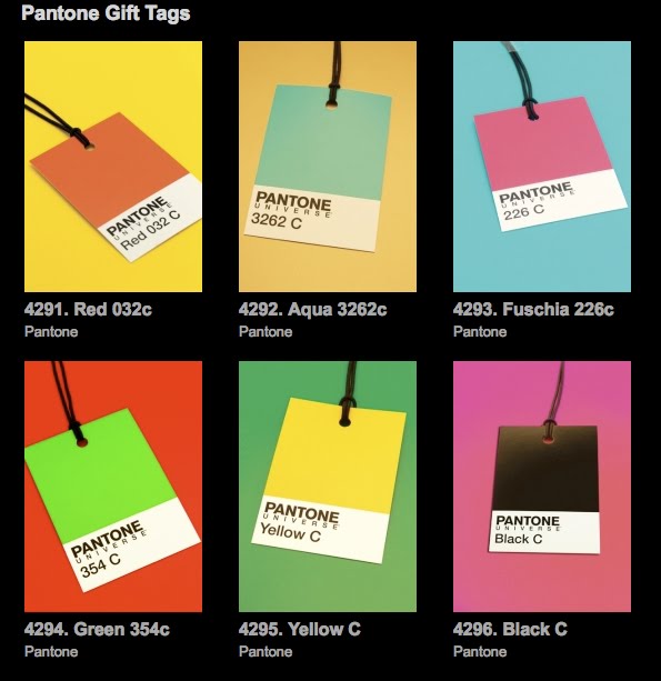 Pantone Gift Tags