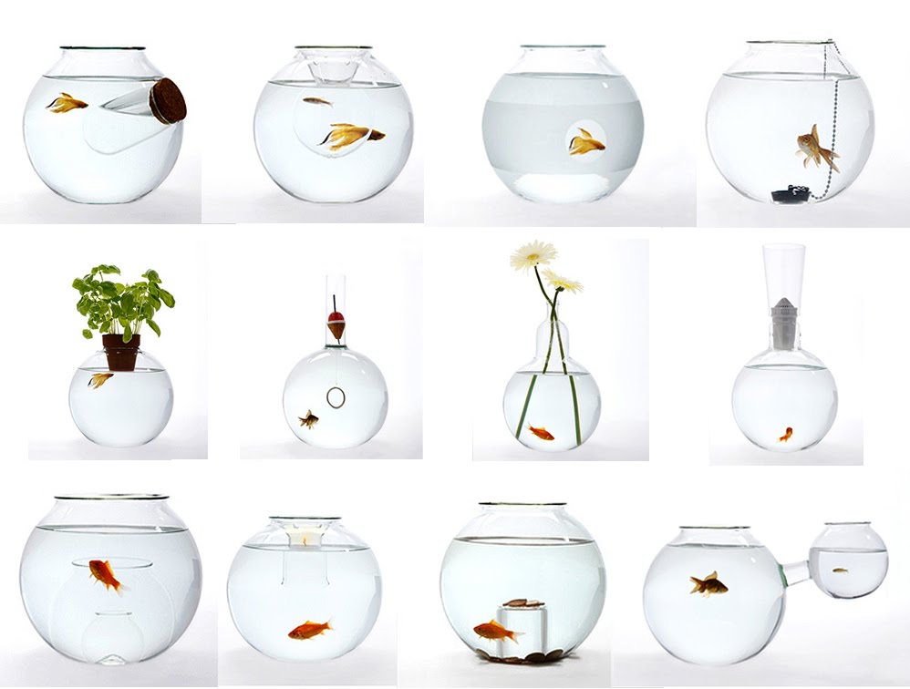 Blown Glass Fish Bowl Blown Glass Fish Bowl