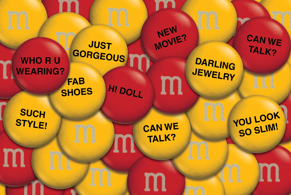 Robert Deckman Portfolio A supergraphic for M&Ms used to promote