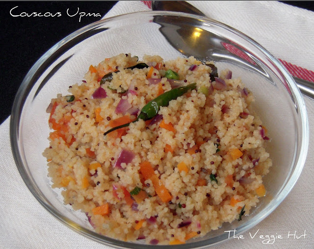 The Veggie Hut Couscous Upma