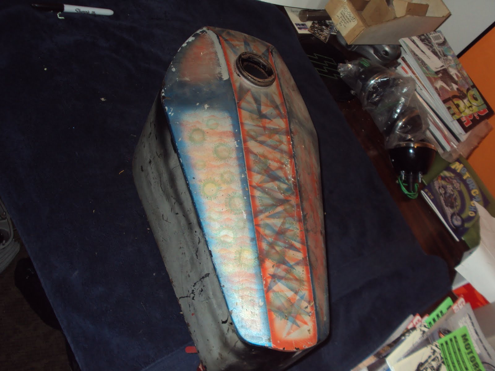 Rogue speed shop neat coffin tank for sale