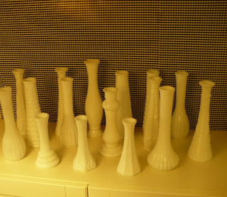 milkglass vase collection