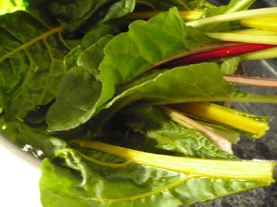 swiss chard leaves for soup nigh