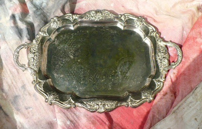 paint a silver tray