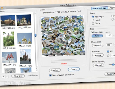 Shape Collage OSX : Creez Vos Photo Collage (gratuit) shape collage 2 - Shape Collage OSX : Creez Vos Photo Collage (gratuit)