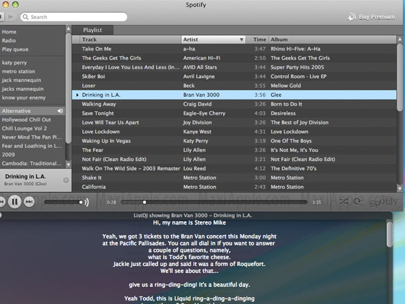 Listdj Mac Osx Karaoke Avec Spotify Gratuit Maxiapple Com
