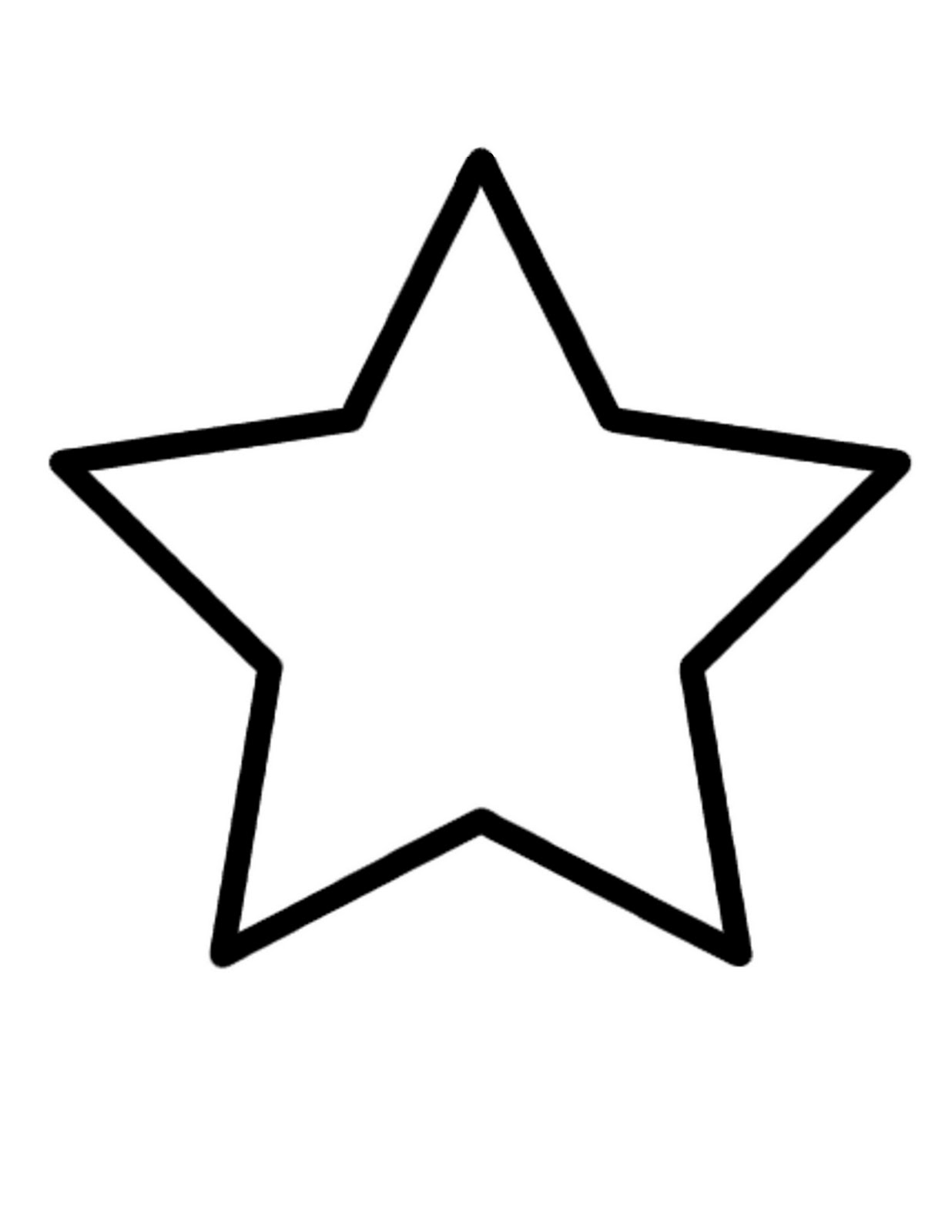 Printable Star Shapes Free