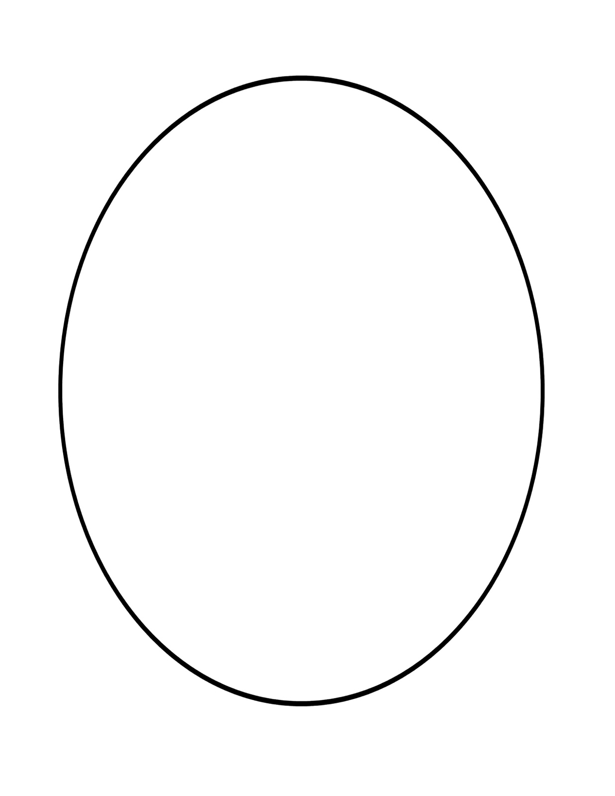 The Best printable oval shapes Aubrey Blog
