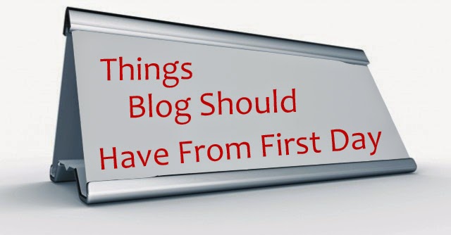 Things Blog Should Have From First Day : eAskme